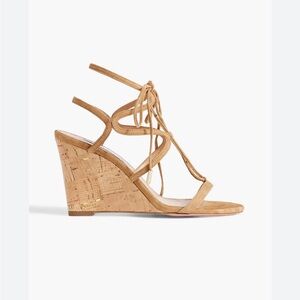 Aquazzura Aliya 85 Wedge Sandals